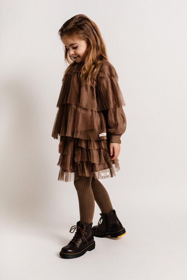 BAJE STUDIO Meisjes Blouses Meyrin Bruin - Foto 2