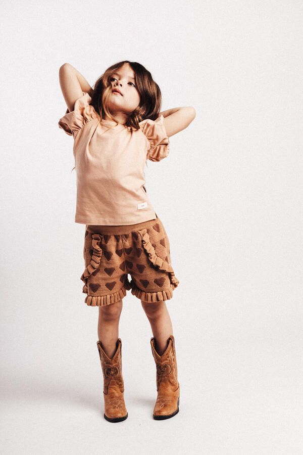 BAJE STUDIO Meisjes Tops & T-shirts Valencia Zand - Foto 3