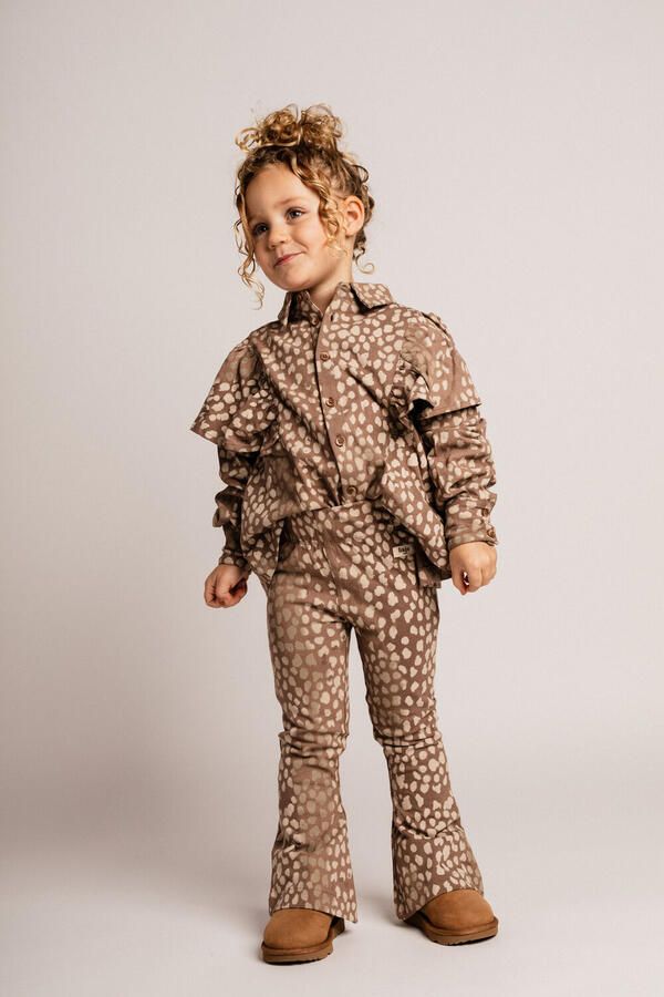 BAJE STUDIO Meisjes Broeken Preda Bruin - Foto 2