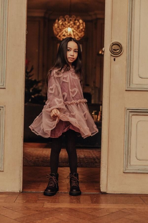 BAJE STUDIO Meisjes Jurken Camberlya Paars - Foto 2