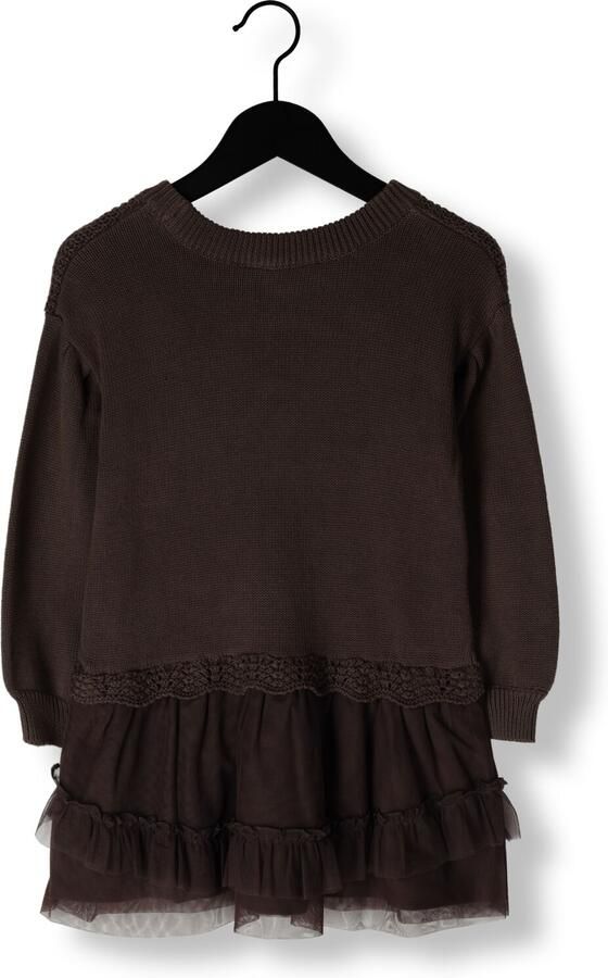 BAJE STUDIO Meisjes Jurken Gemmi Bruin - Foto 2