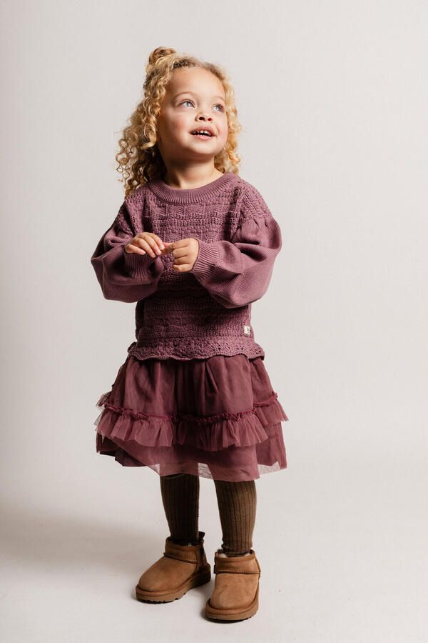 BAJE STUDIO Meisjes Jurken Gemmi Paars - Foto 2
