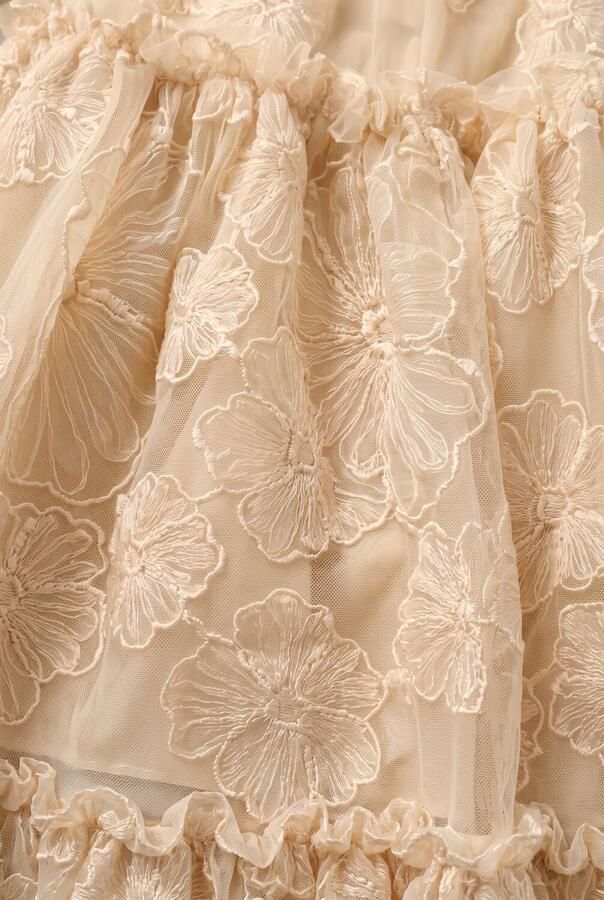 BAJE STUDIO Meisjes Jurken Izebelle Beige - Foto 2