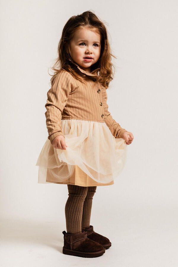 BAJE STUDIO Meisjes Jurken Marly Beige - Foto 2