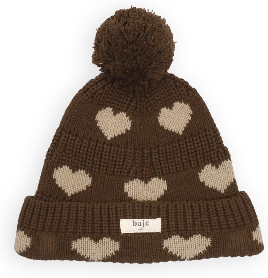 BAJE STUDIO Meisjes Mutsen Snowie Bruin-10Y