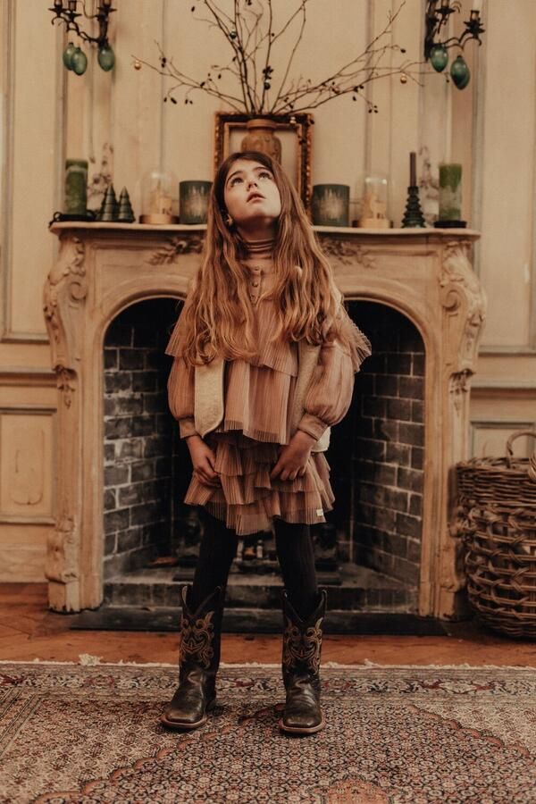 BAJE STUDIO Meisjes Rokken Novai Beige - Foto 2