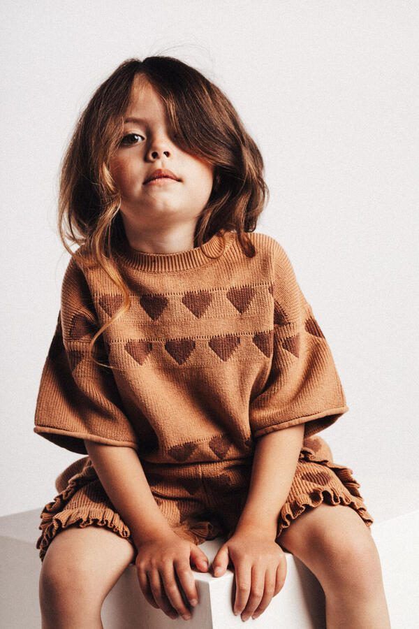 BAJE STUDIO Meisjes Tops & T-shirts Paraiso Bruin - Foto 3