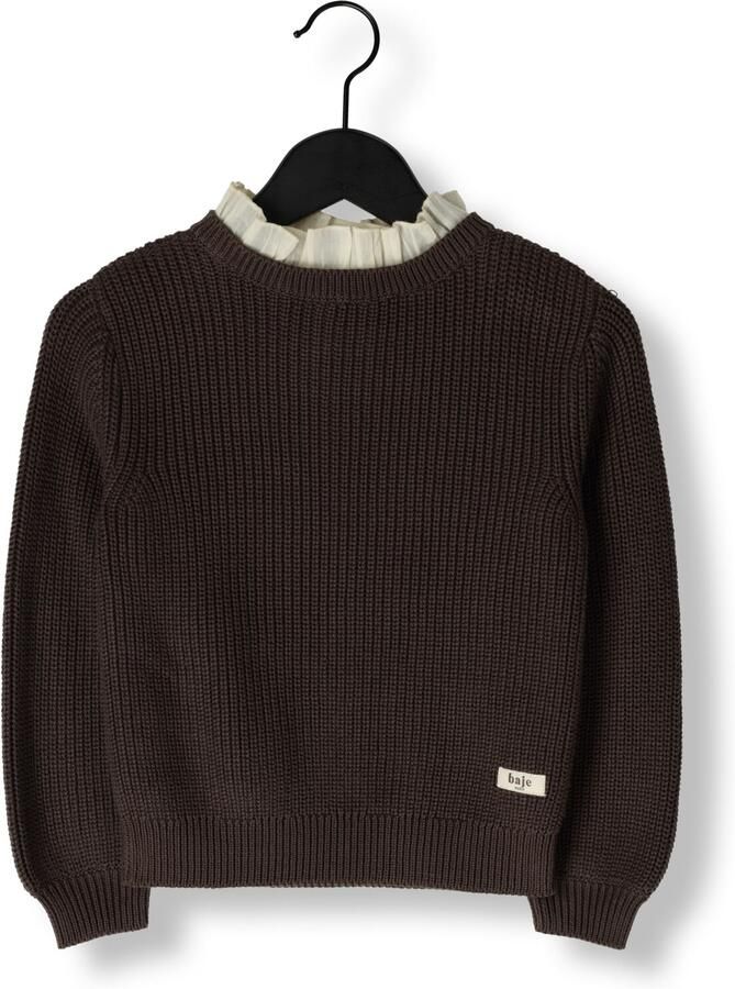 BAJE STUDIO Meisjes Truien & Vesten Soho Bruin - Foto 3