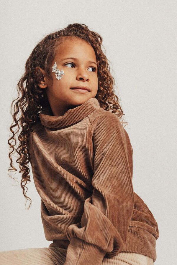 BAJE STUDIO Meisjes Truien & Vesten Witney Bruin - Foto 2