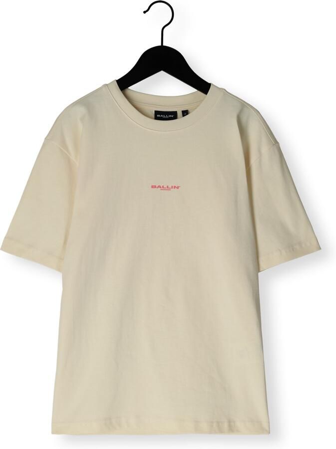 BALLIN Jongens Polo's & T-shirts 017124 Ecru
