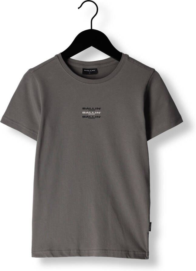 BALLIN Jongens Polo's & T-shirts 23017108 Taupe