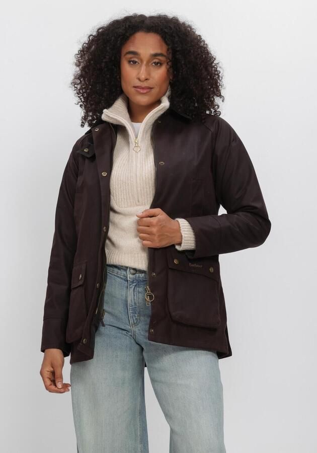 BARBOUR Dames Jassen Acorn Wax Jacket Bruin