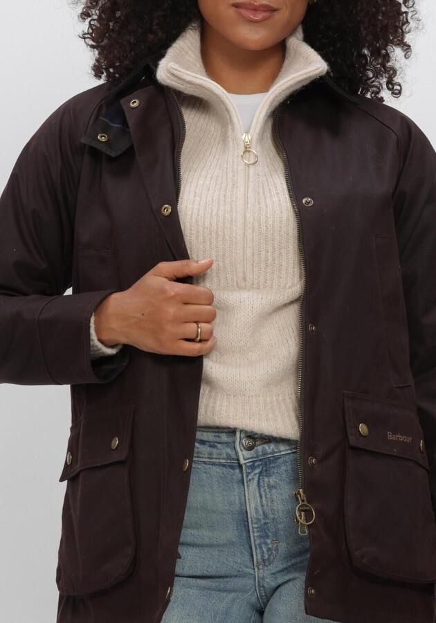 BARBOUR Dames Jassen Acorn Wax Jacket Bruin - Foto 4