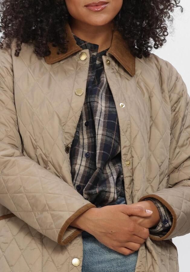 BARBOUR Dames Jassen Icons Modern Liddesdale Quilted Jacket Beige - Foto 4