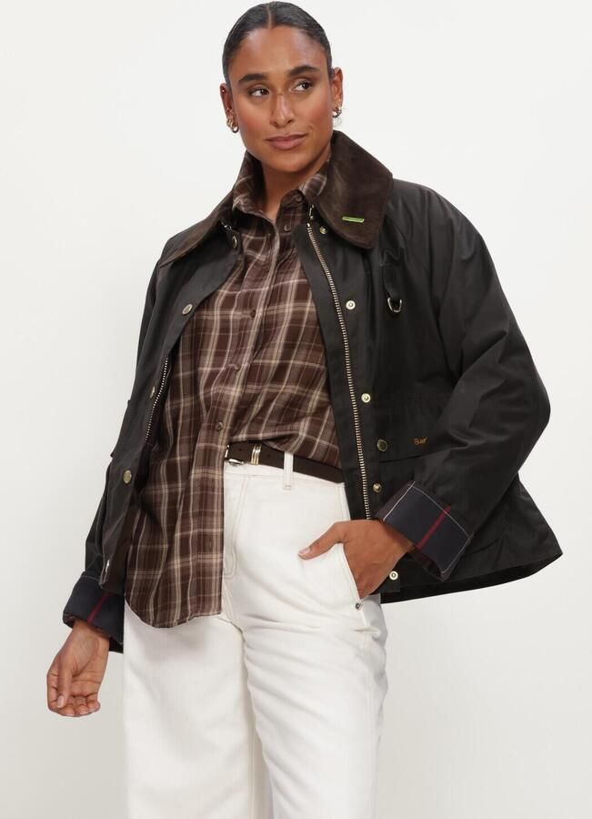 BARBOUR Dames Jassen Icons Modern Spey Wax Jacket Groen