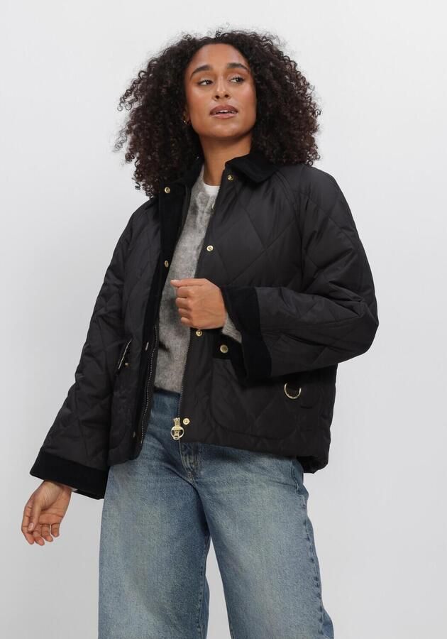 BARBOUR Dames Jassen Kilnwick Quilted Jacket Zwart