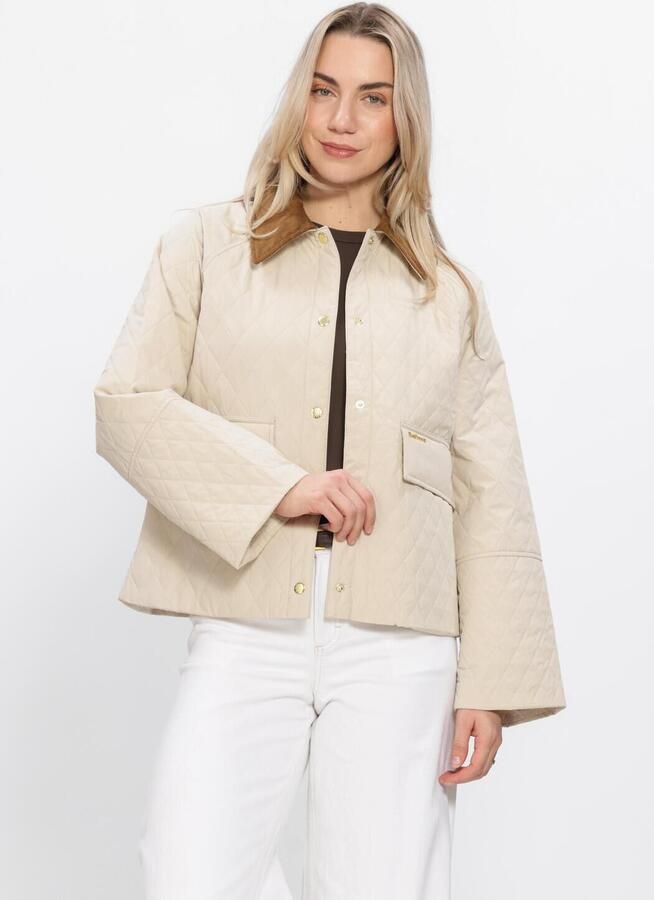 BARBOUR Dames Jassen Kirby Quilted Jacket Beige