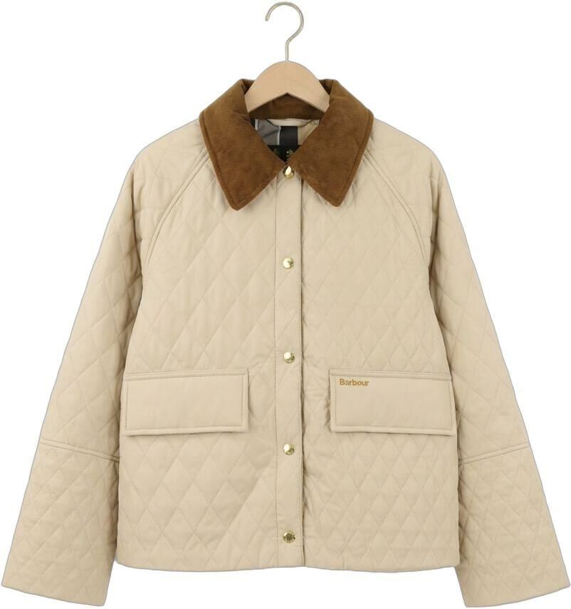 BARBOUR Dames Jassen Kirby Quilted Jacket Beige - Foto 2