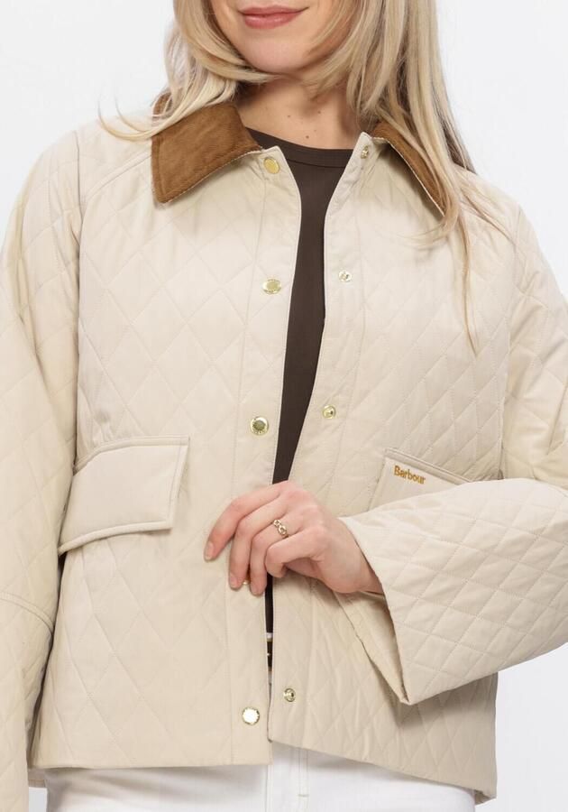 BARBOUR Dames Jassen Kirby Quilted Jacket Beige - Foto 4