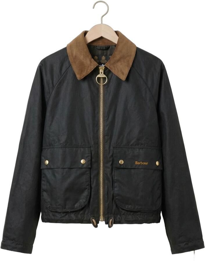 BARBOUR Dames Jassen Marron Wax Jacket Donkergroen - Foto 2