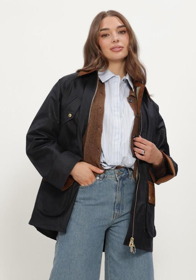 BARBOUR Dames Jassen Treeton Wax Jacket Donkerblauw