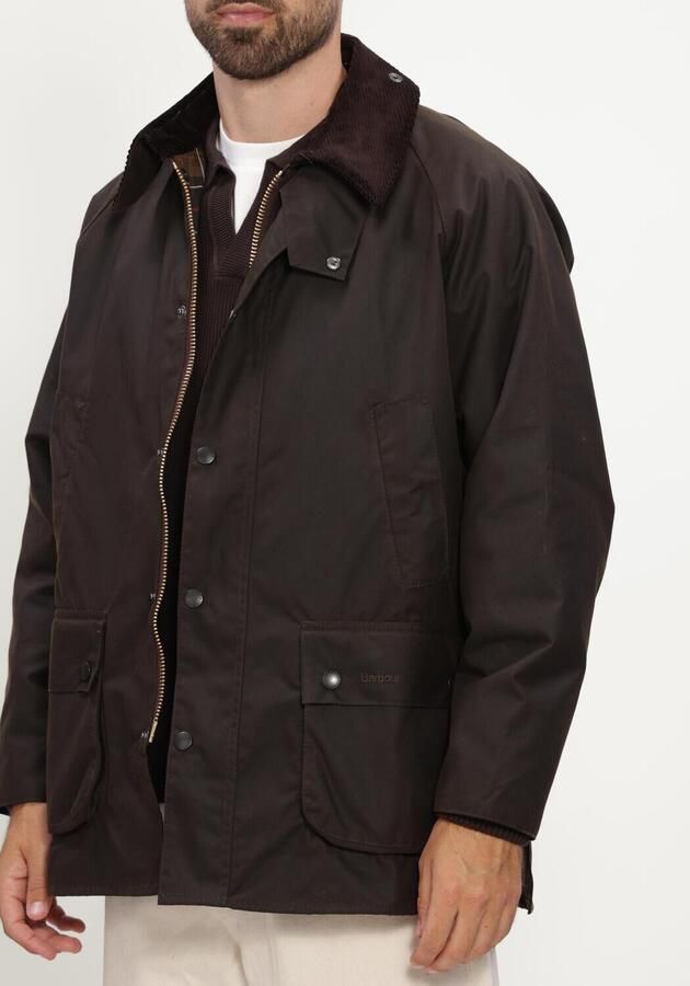 Barbour Groene Traditioneel Geïnspireerde Jas met Meerdere Zakken Green Heren - Foto 3