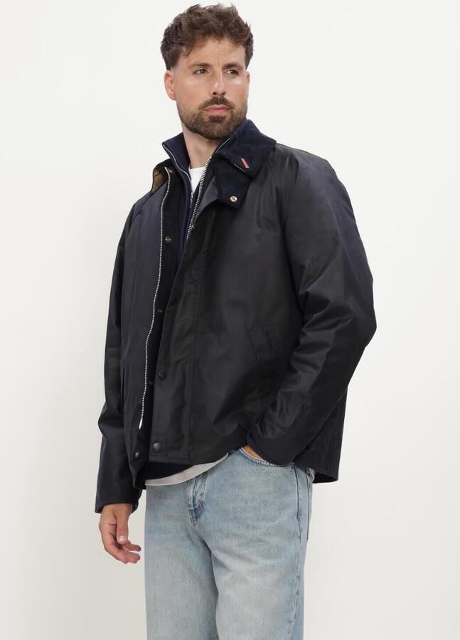 BARBOUR Heren Jassen Icons Transport Wax Donkerblauw