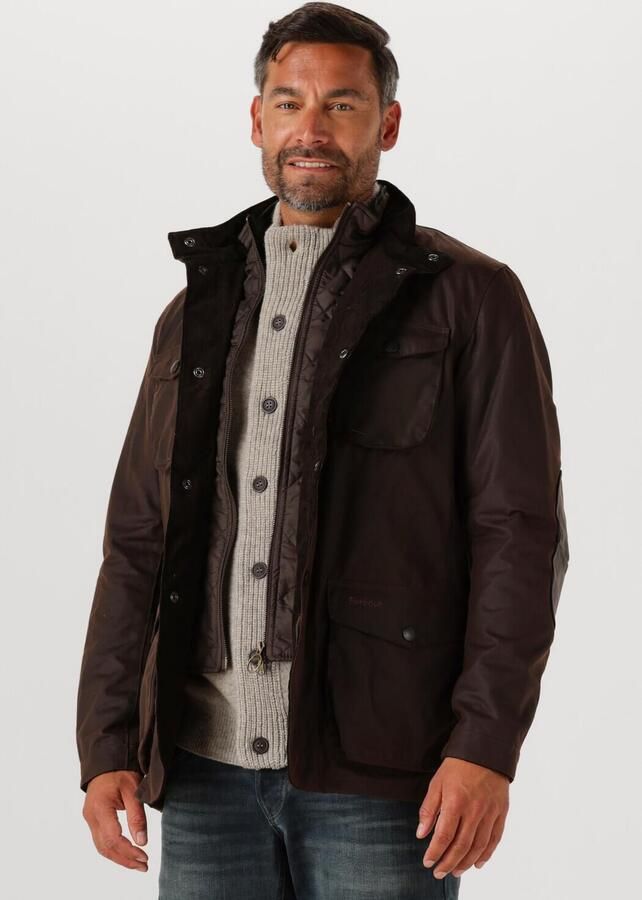 Barbour Klassieke Tartan Heren Gewaxte Jas Brown Heren - Foto 4
