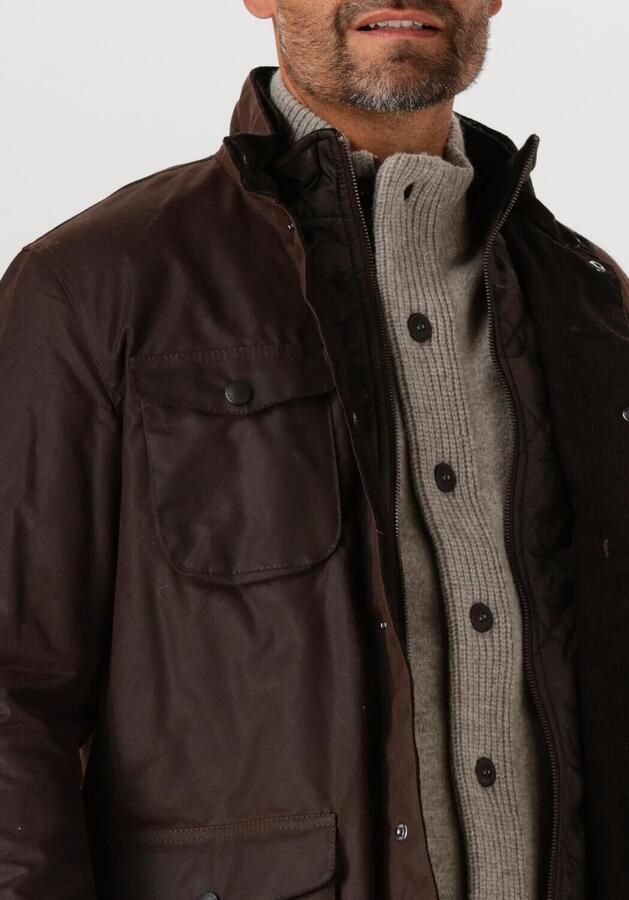 Barbour Klassieke Tartan Heren Gewaxte Jas Brown Heren - Foto 3