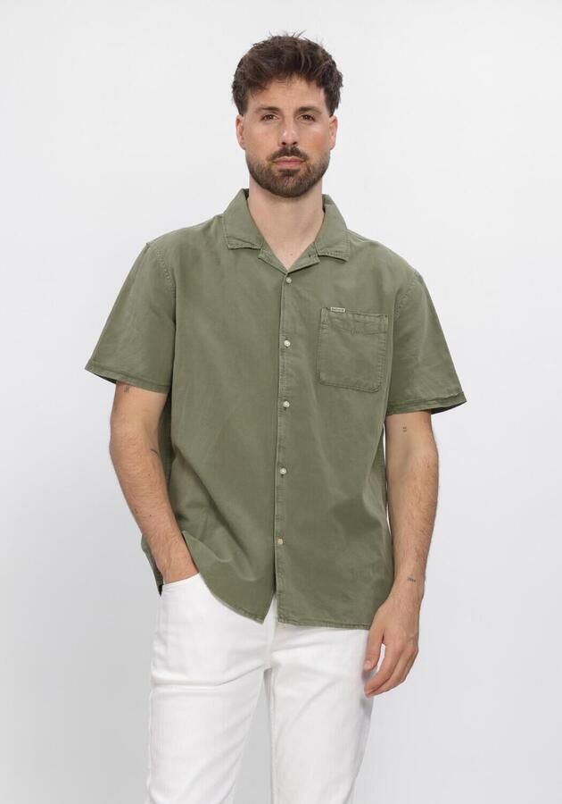 BARBOUR Heren Overhemden Landkey Overdyed Khaki