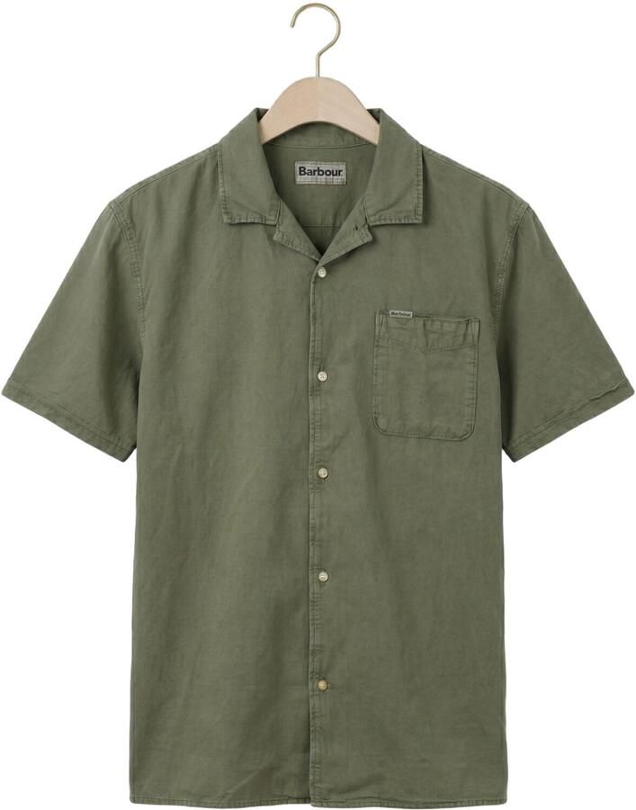 BARBOUR Heren Overhemden Landkey Overdyed Khaki - Foto 2