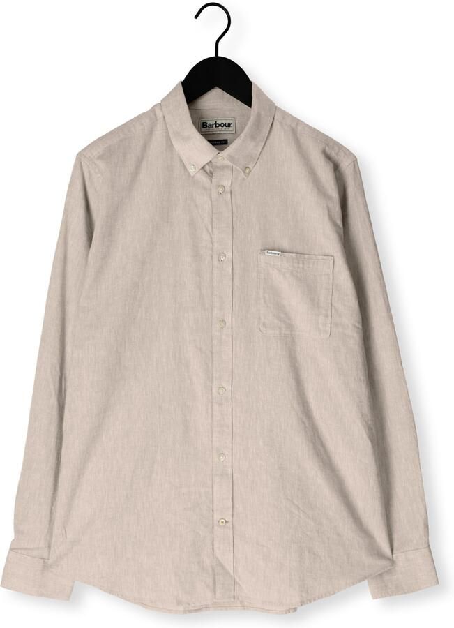 Barbour Overhemd Lange Mouw Shirt Nelson Tailored Stone Beige - Foto 2
