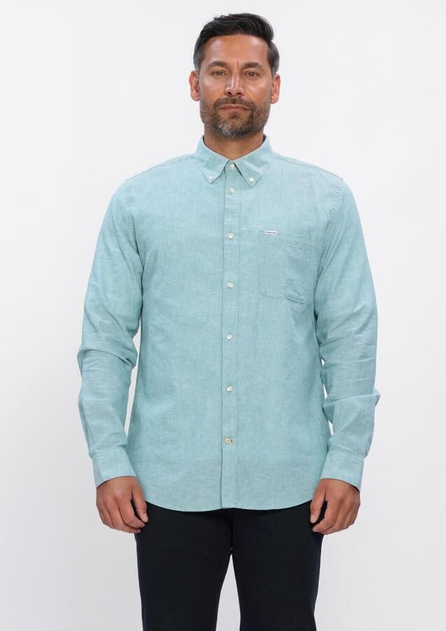 BARBOUR Heren Overhemden Nelson Tailored Shirt Lichtblauw - Foto 3
