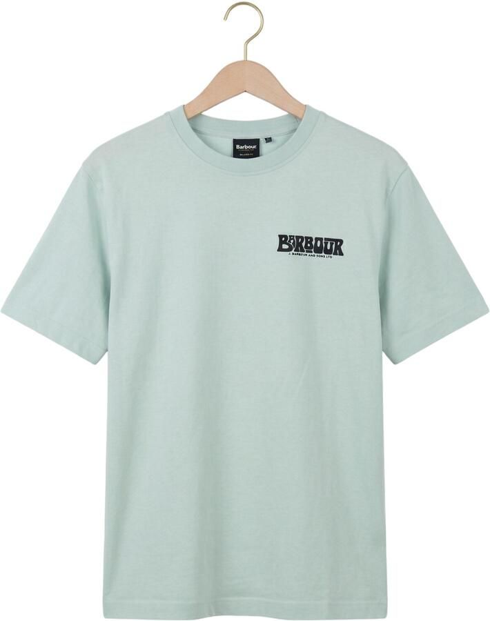 BARBOUR Heren Polo's & T-shirts Frome Relaxed Graphic Mint - Foto 2