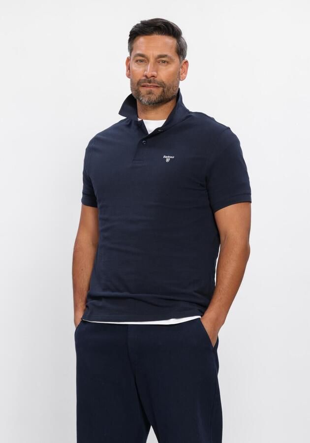 BARBOUR Heren Polo's & T-shirts Lightweight Sports Polo Shirt Donkerblauw