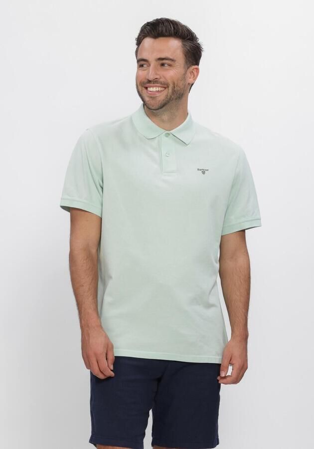 BARBOUR Heren Polo's & T-shirts Lightweight Sports Polo Shirt Mint