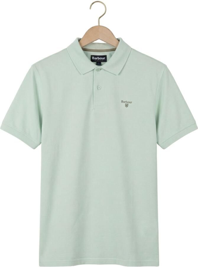 BARBOUR Heren Polo's & T-shirts Lightweight Sports Polo Shirt Mint - Foto 2