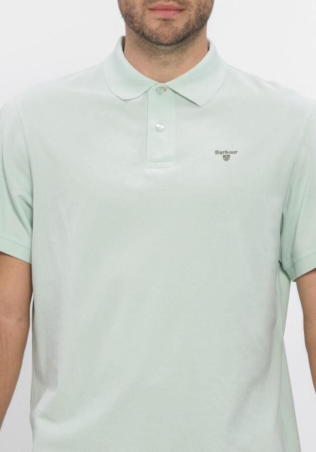 BARBOUR Heren Polo's & T-shirts Lightweight Sports Polo Shirt Mint - Foto 4