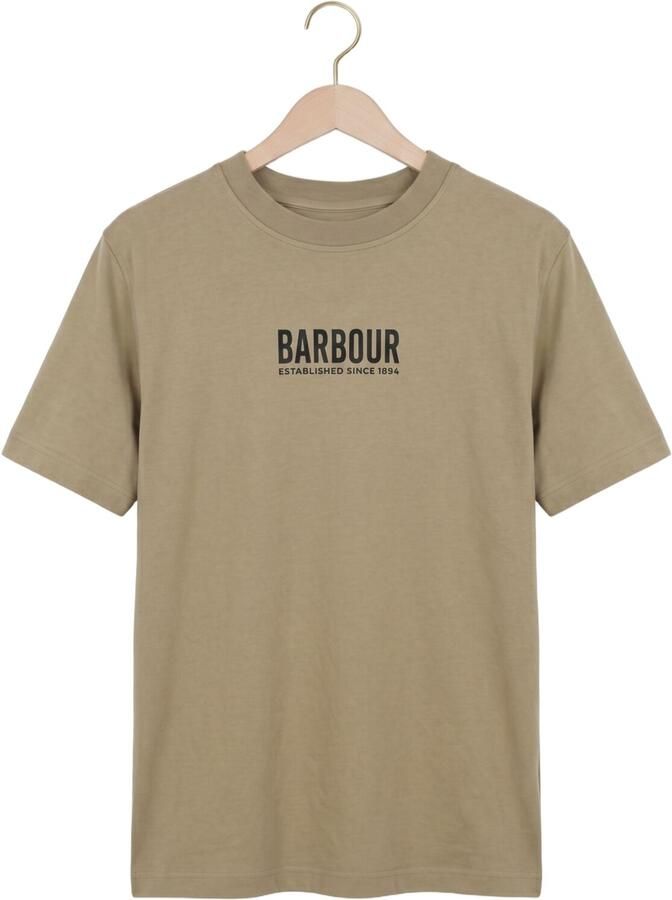 BARBOUR Heren Polo's & T-shirts Morden Relaxed Graphic T-shirt Khaki - Foto 2