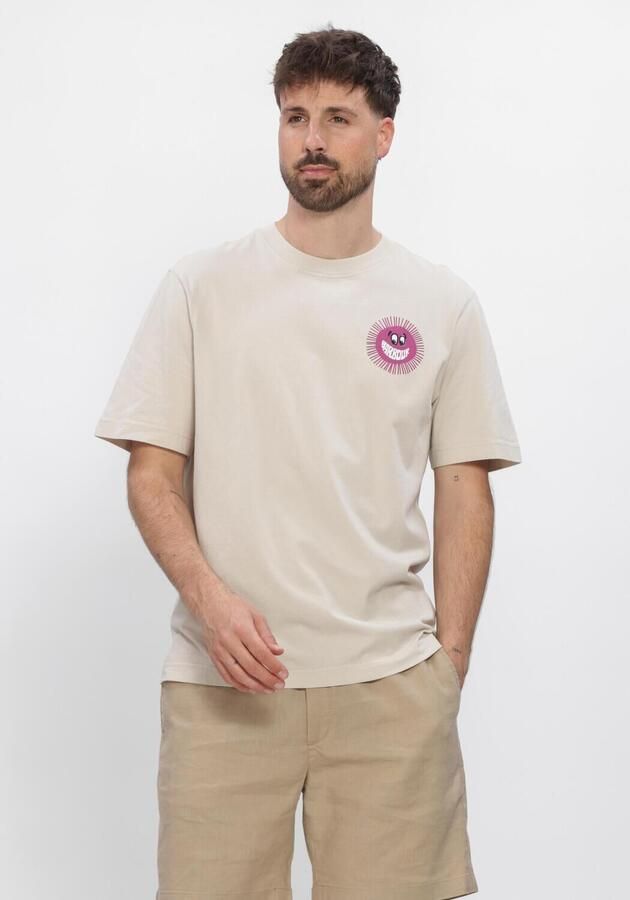 BARBOUR Heren Polo's & T-shirts Westbury Relaxed Graphic Zand