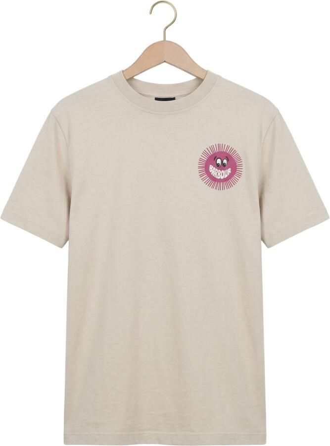BARBOUR Heren Polo's & T-shirts Westbury Relaxed Graphic Zand - Foto 2