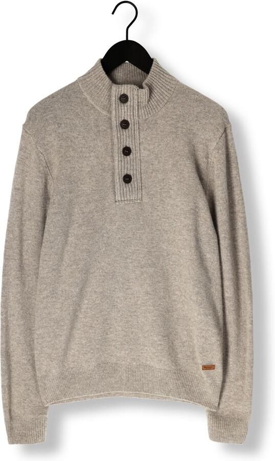 BARBOUR Heren Truien & Vesten Essential Patch Half Zip Knitted Jumper Beige - Foto 3