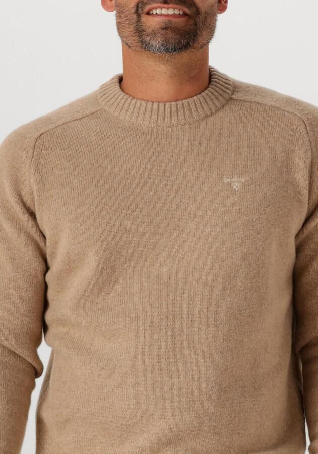 BARBOUR Heren Truien & Vesten Grangetown Crew Neck Sweater Camel