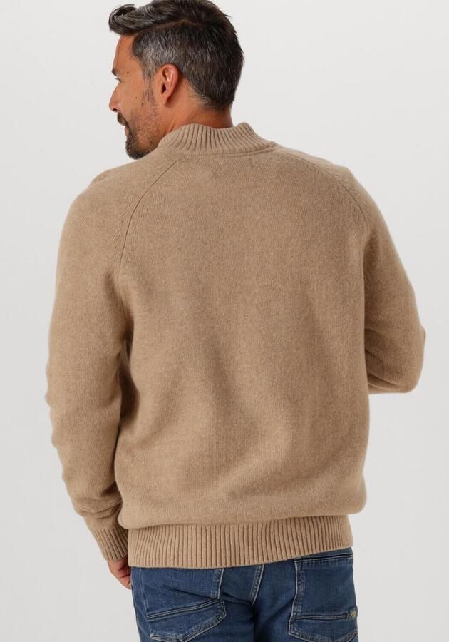 BARBOUR Heren Truien & Vesten Grangetwon Half Zip Knitted Jumper Beige