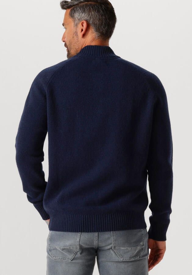 BARBOUR Heren Truien & Vesten Grangetwon Half Zip Knitted Jumper Donkerblauw