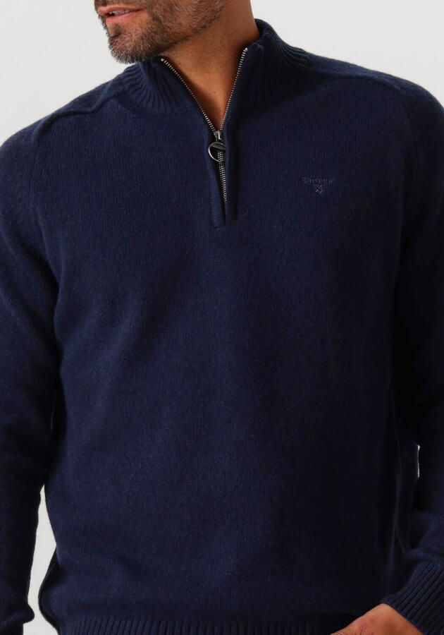 BARBOUR Heren Truien & Vesten Grangetwon Half Zip Knitted Jumper Donkerblauw - Foto 2