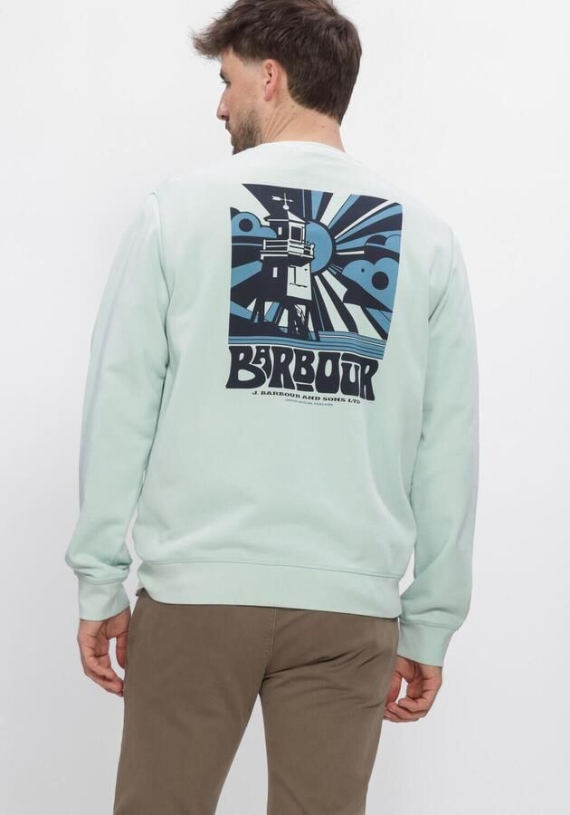 BARBOUR Heren Truien & Vesten Livingstone Crew Neck Mint - Foto 2