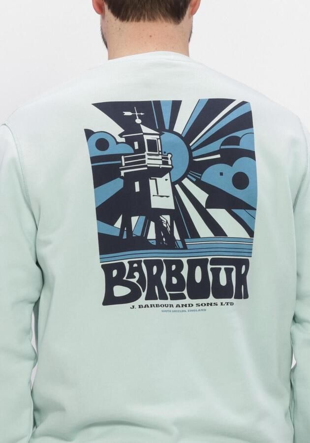 BARBOUR Heren Truien & Vesten Livingstone Crew Neck Mint - Foto 3
