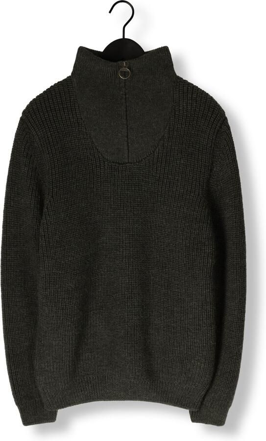 BARBOUR Heren Truien & Vesten New Tyne Half Zip Knitted Jumper Donkergroen - Foto 3