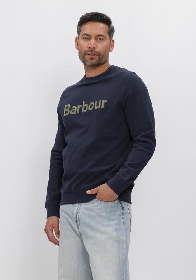 BARBOUR Heren Truien & Vesten Pique Applique Crew Donkerblauw
